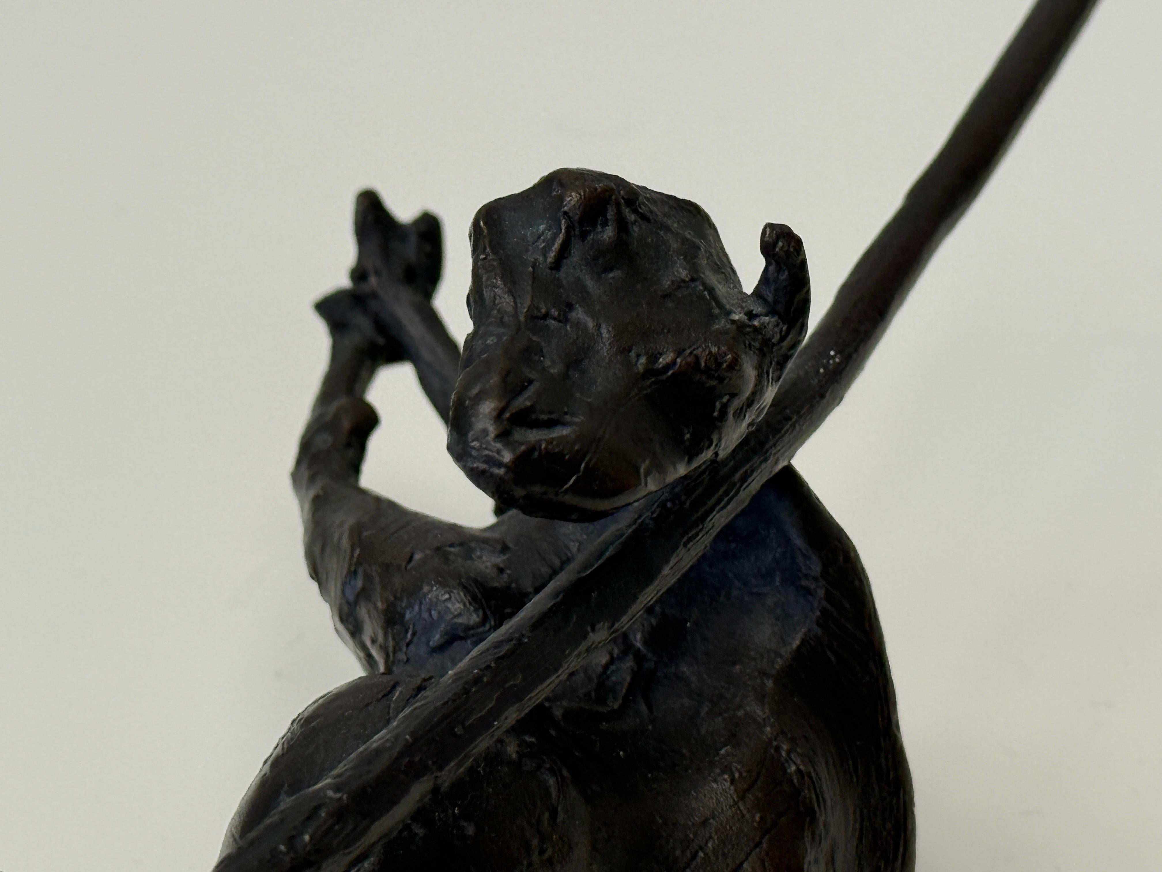 Petite chèvre ligotée en bronze par Jack Zajak en vente 9