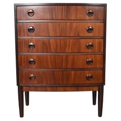 Small Bow Front Dresser / Entry Chest by Kai Kristiansen