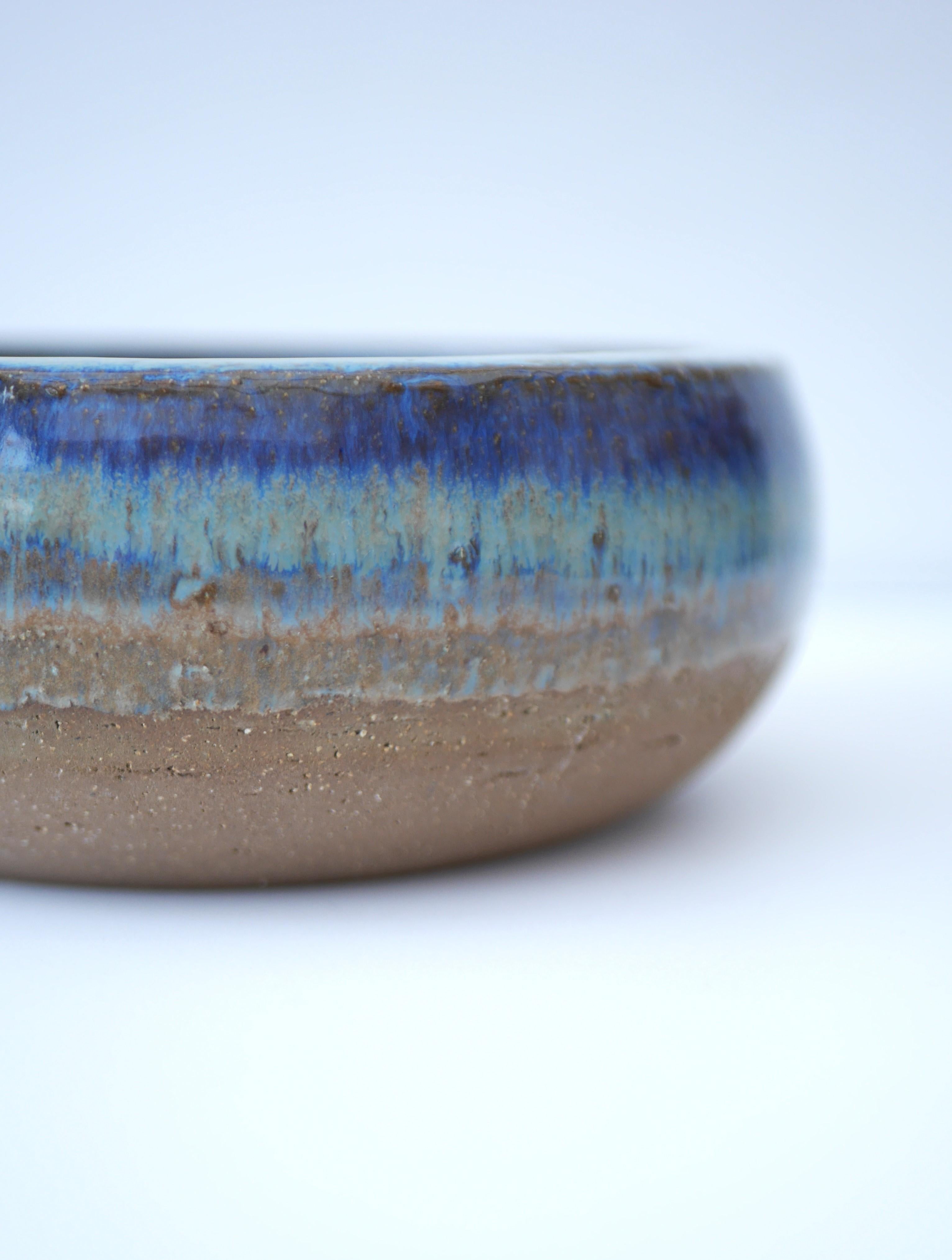 Hand-Crafted Small Bowl by Michael Andersen for Bornholm, Denmark