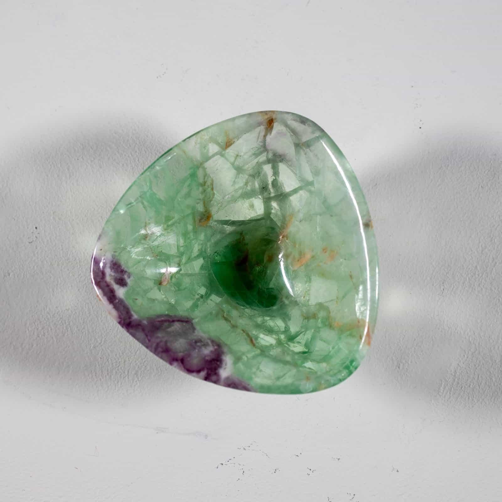 Mid-Century Modern Small Bowl made of cut Gemstone by Helmut Wolf, 1960s/70s For Sale