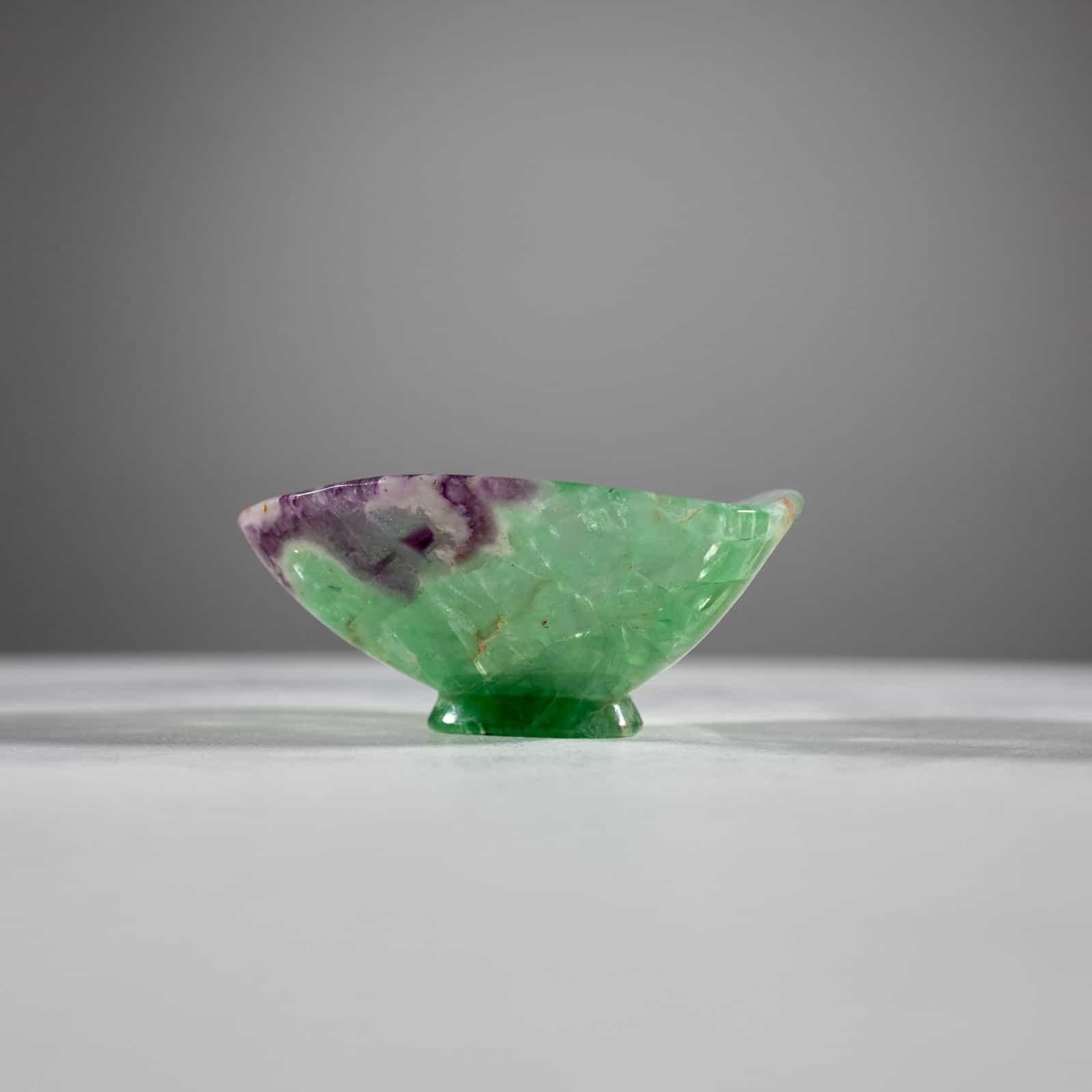 Small Bowl made of cut Gemstone by Helmut Wolf, 1960s/70s In Excellent Condition For Sale In Greding, DE