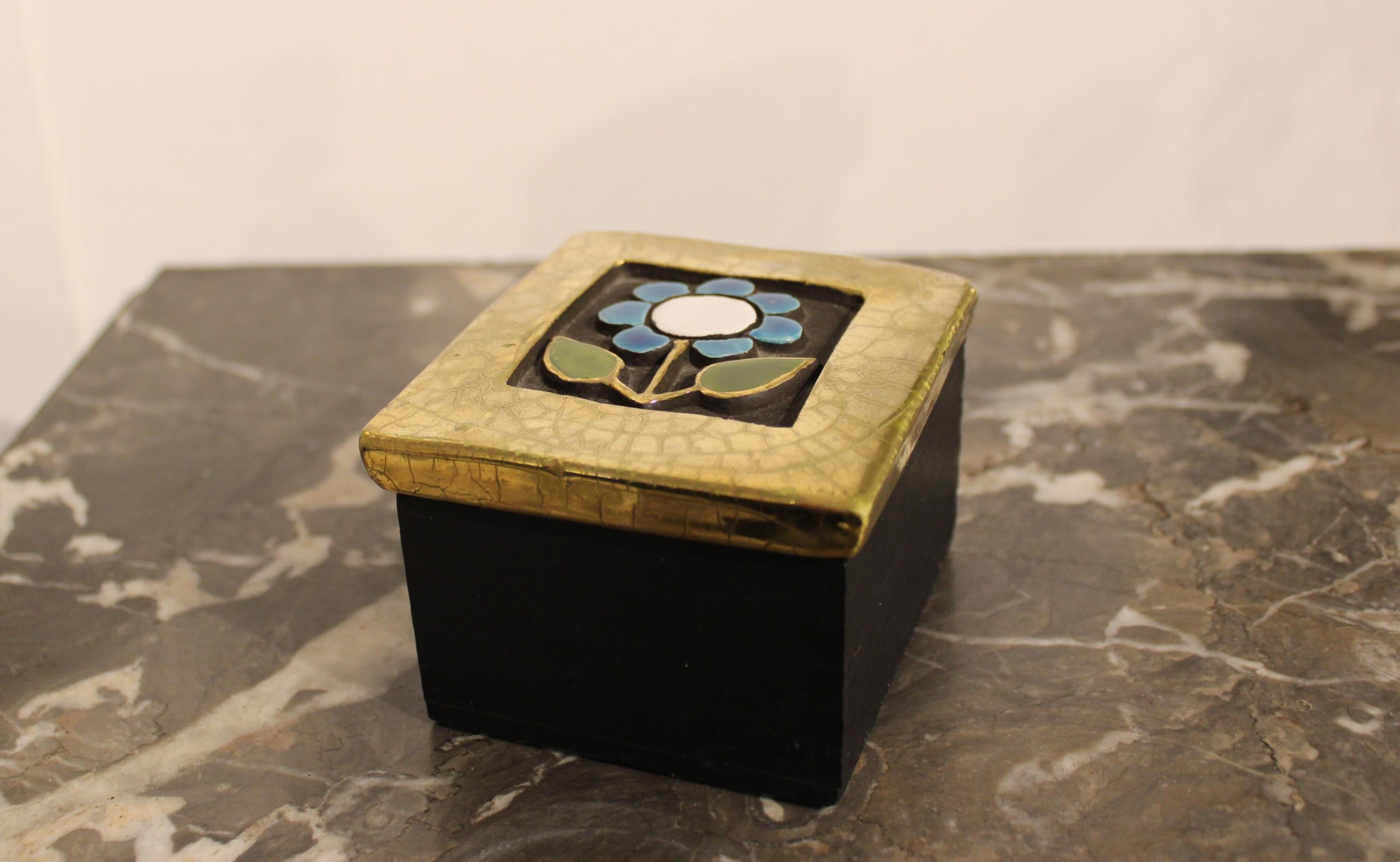 French Small box by Mithé Espelt, France, circa 1970