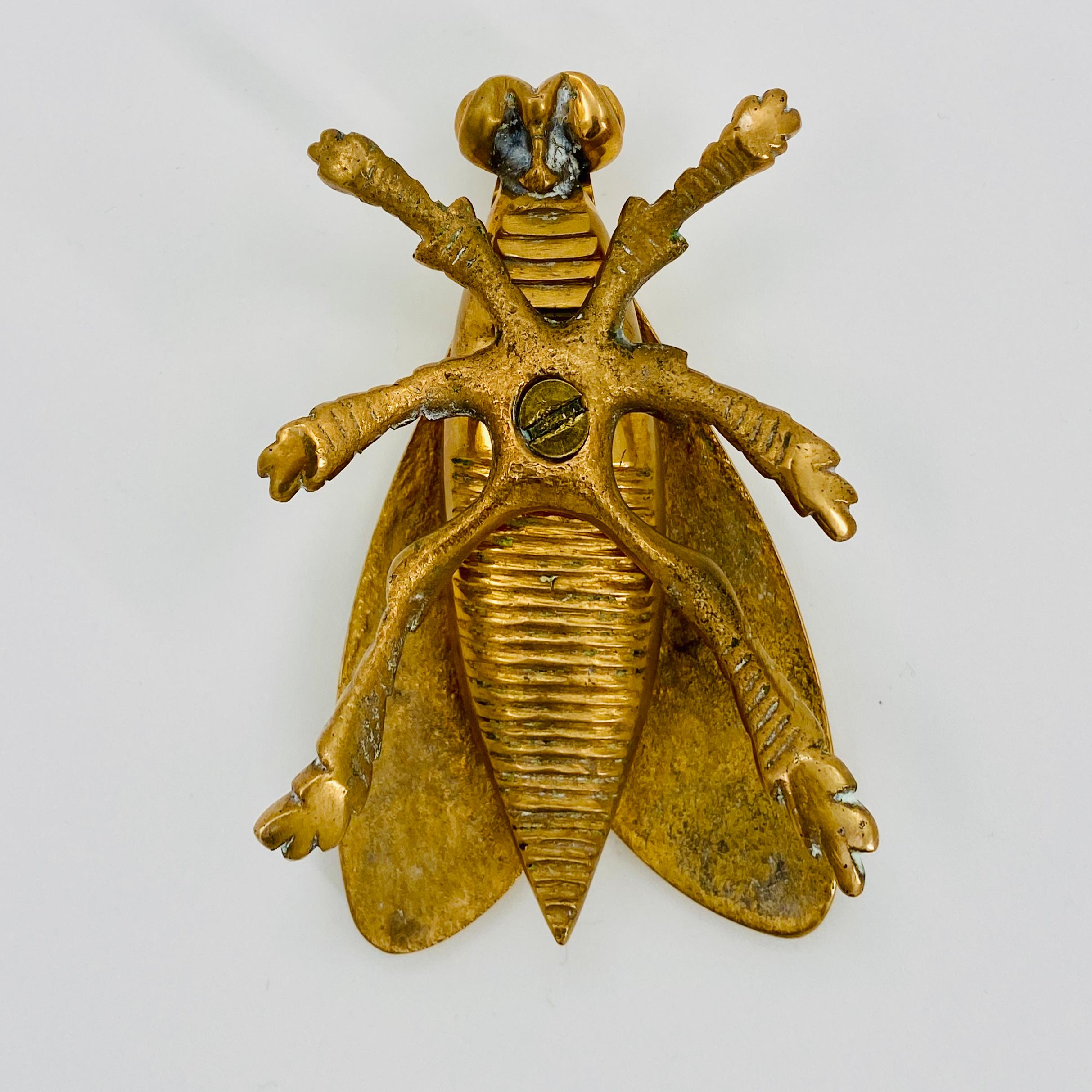 Small Brass Bee Trinket for Jewelry, Salt or Pepper Cellar 10