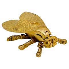 Small Brass Bee Trinket for Jewelry, Salt or Pepper Cellar