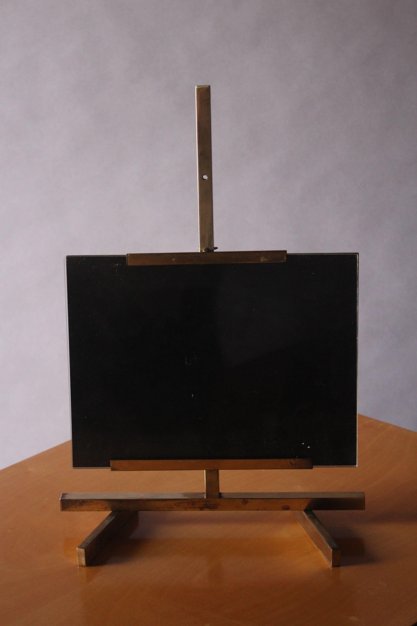 Small brass easel.