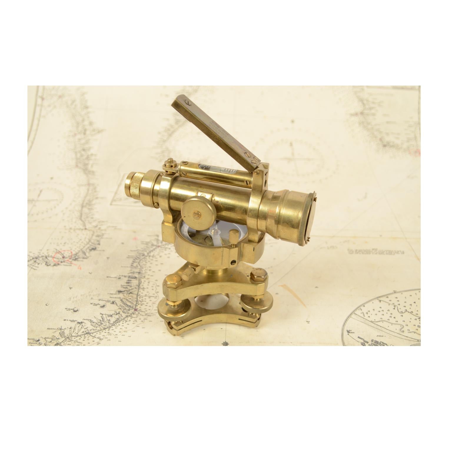 small brass telescope