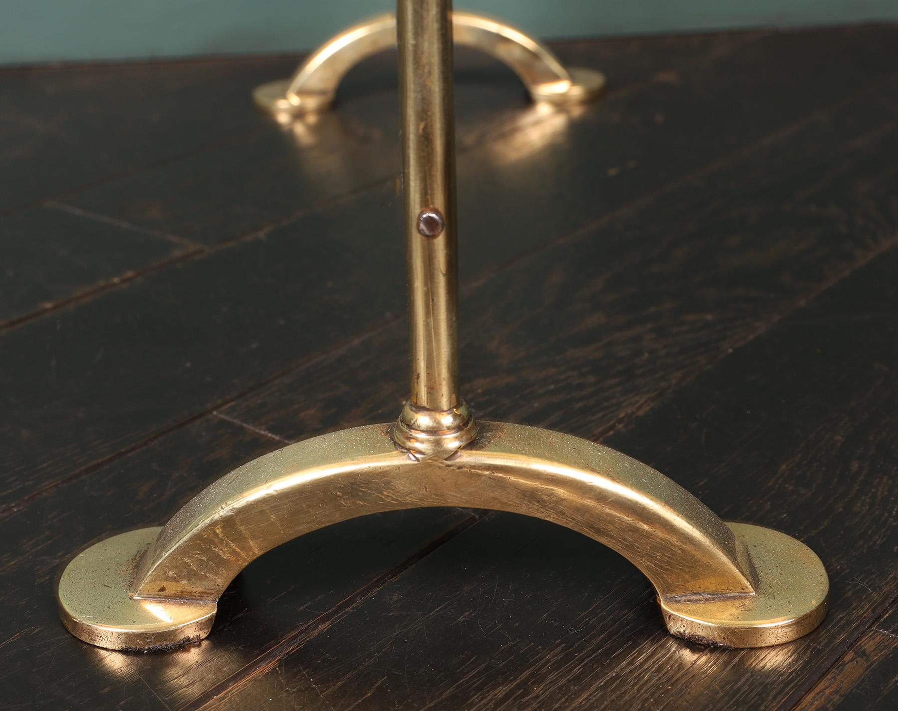 English Small Brass Fire Screen