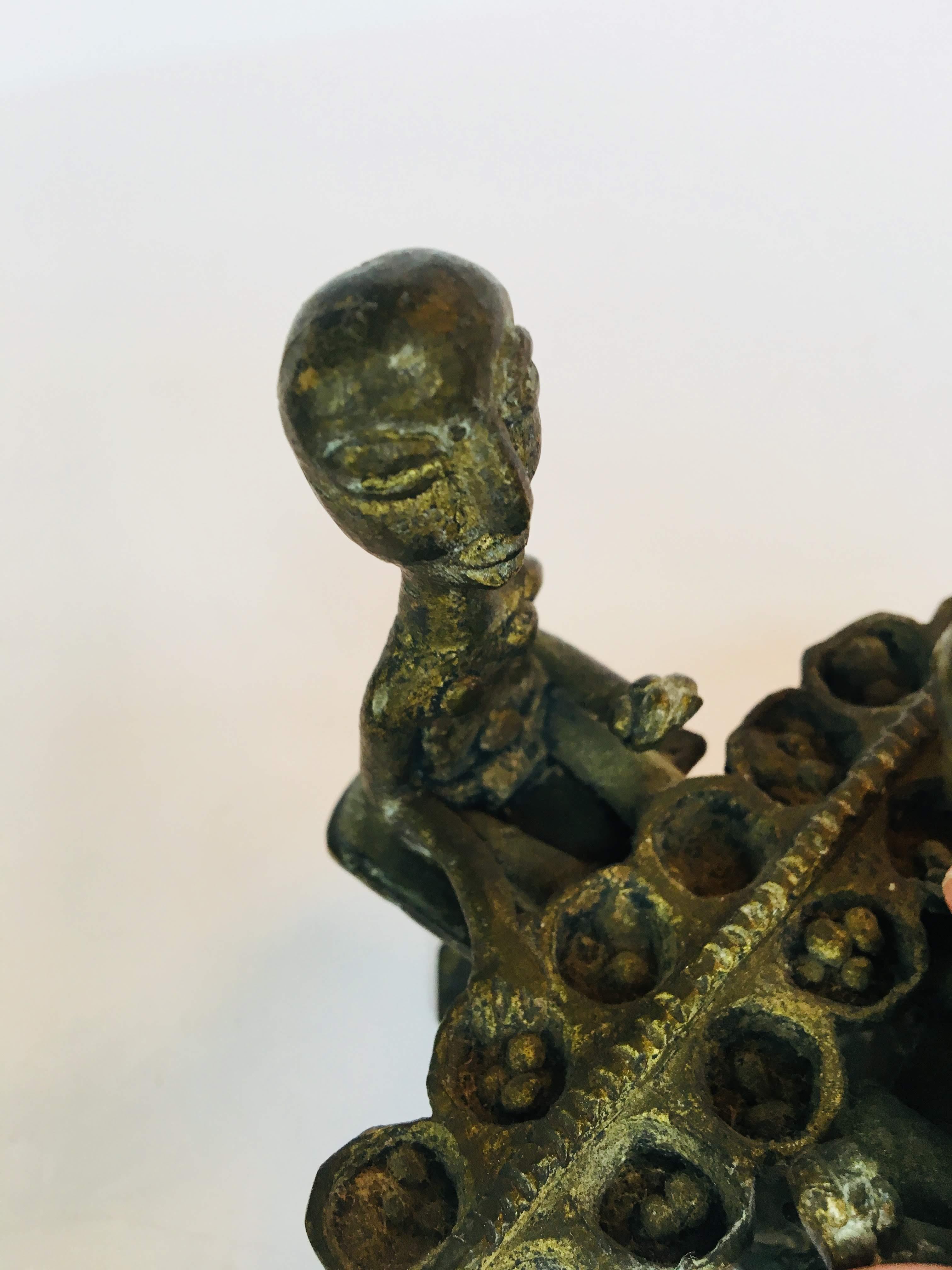 Small Brass Sculpture In Good Condition In Bridgehampton, NY