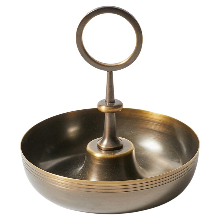 Small Brass Serving Bowl by Tommi Parzinger for DorlynSilversmiths For