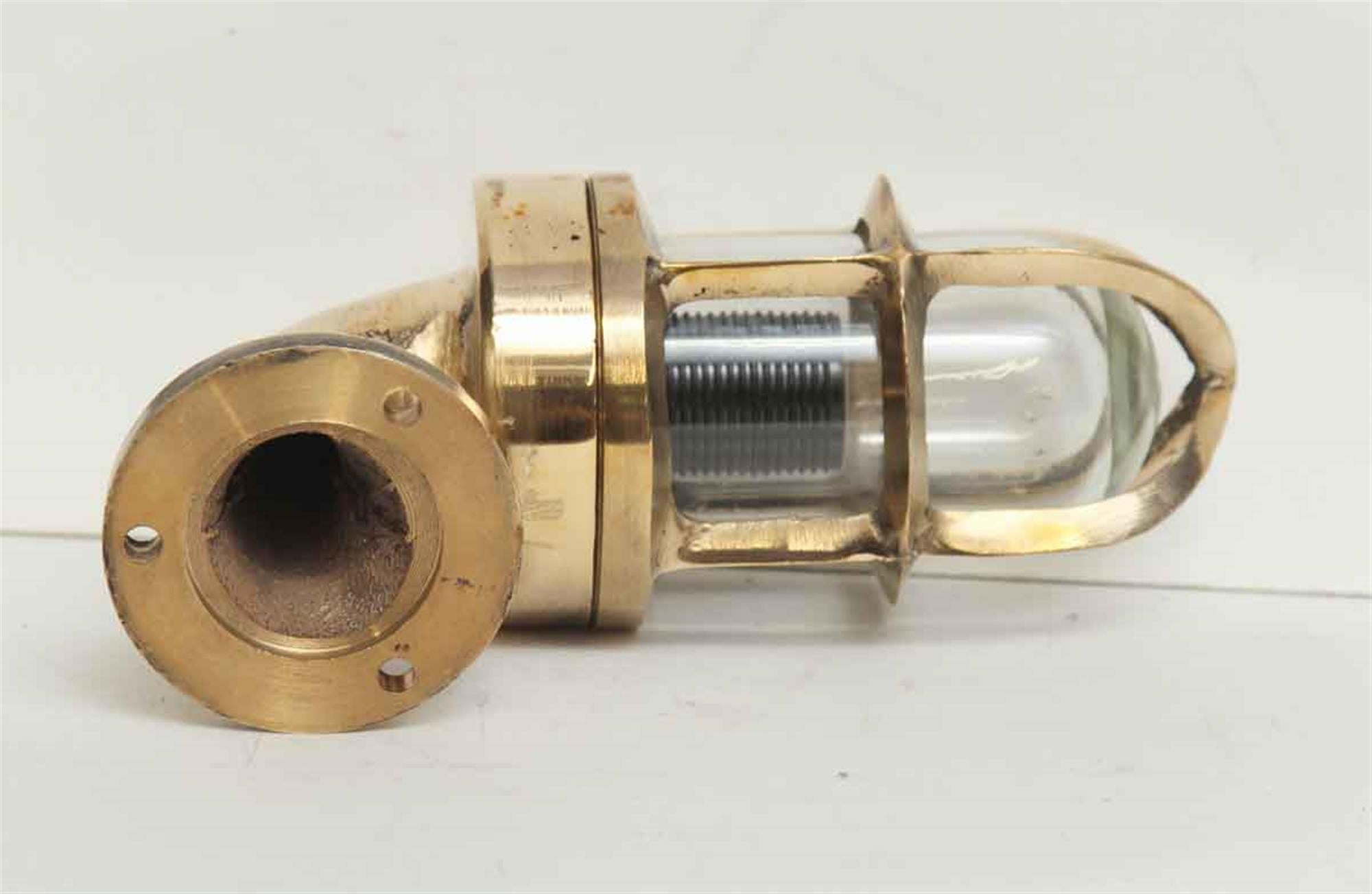 small brass sconce