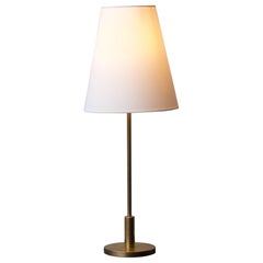 Small Brass Table Lamp, Danish, 1940s