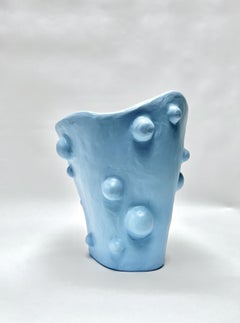 Small Breakout Vase in Gypsum & Fiberglass by Brent Warr Studios