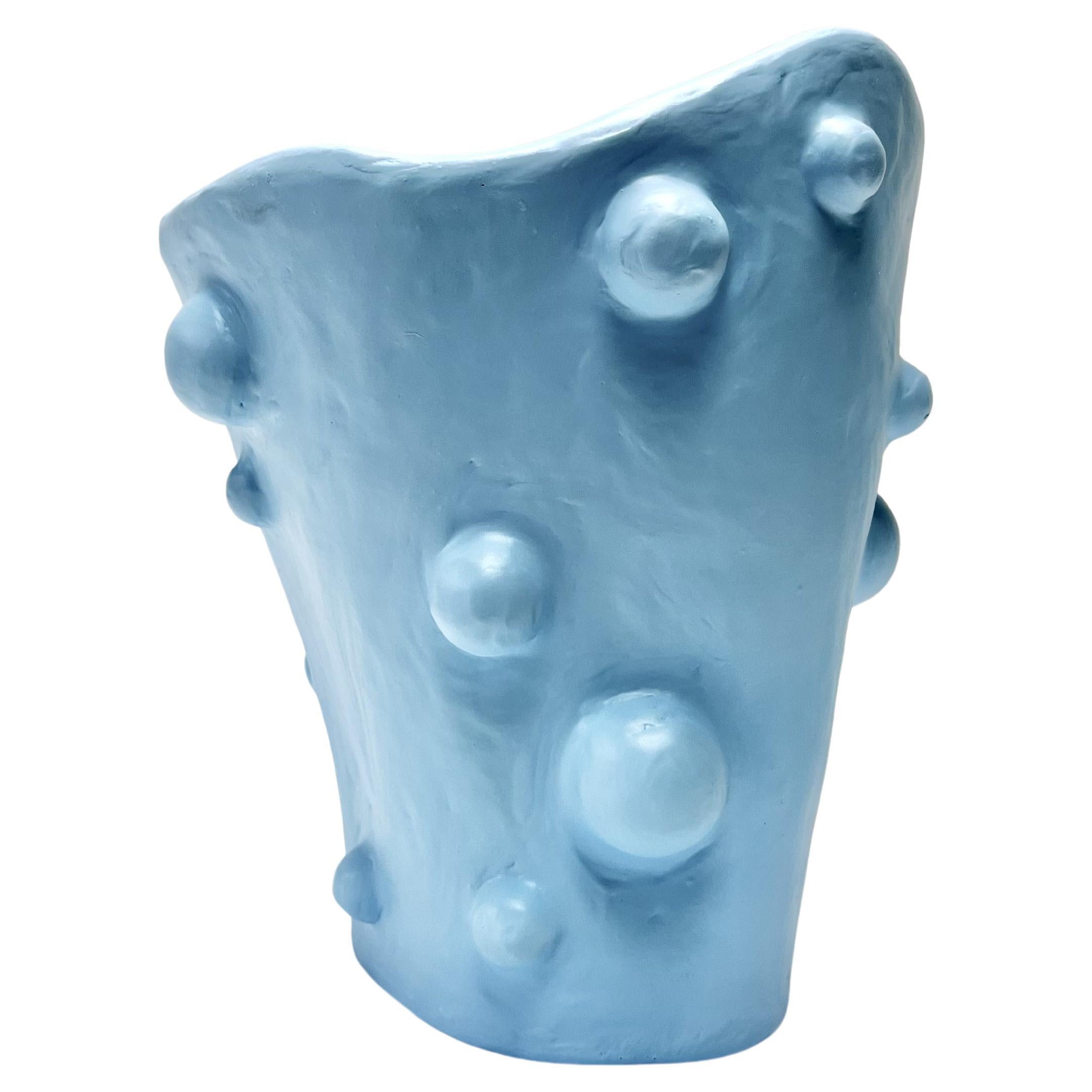 Small Breakout Vase in Gypsum & Fiberglass by Brent Warr Studios