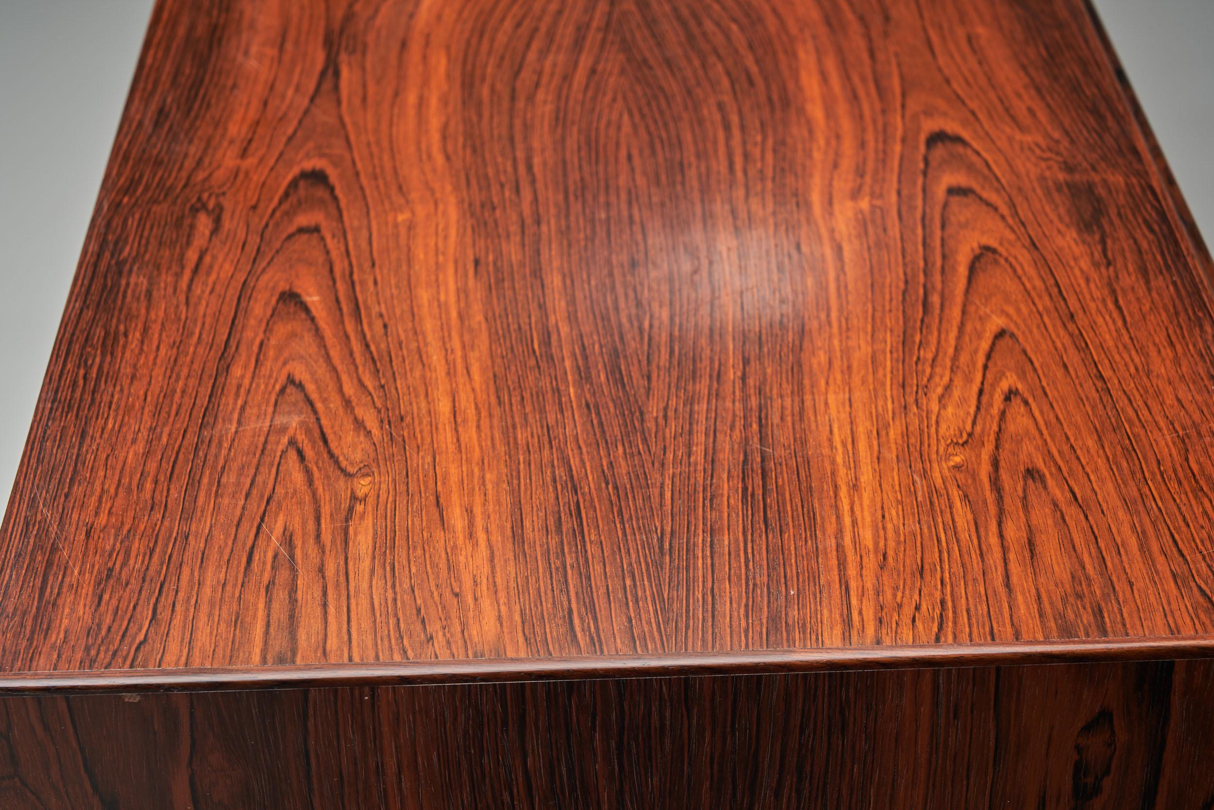 Small Børge Mogensen Rosewood Sideboard, Denmark, 1950s 4