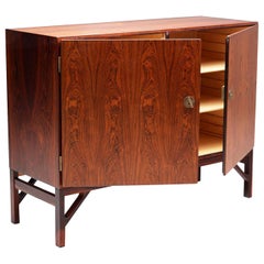 Vintage Small Børge Mogensen Rosewood Sideboard, Denmark, 1950s