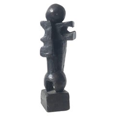 Small Bronze Primitive Sculpture, 20th Century