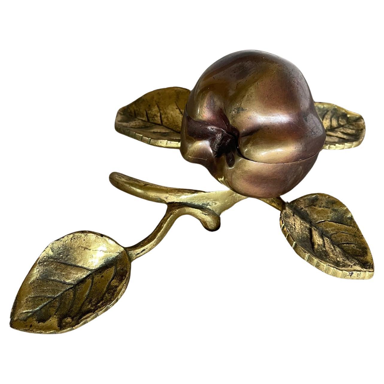 Small bronze apple box For Sale