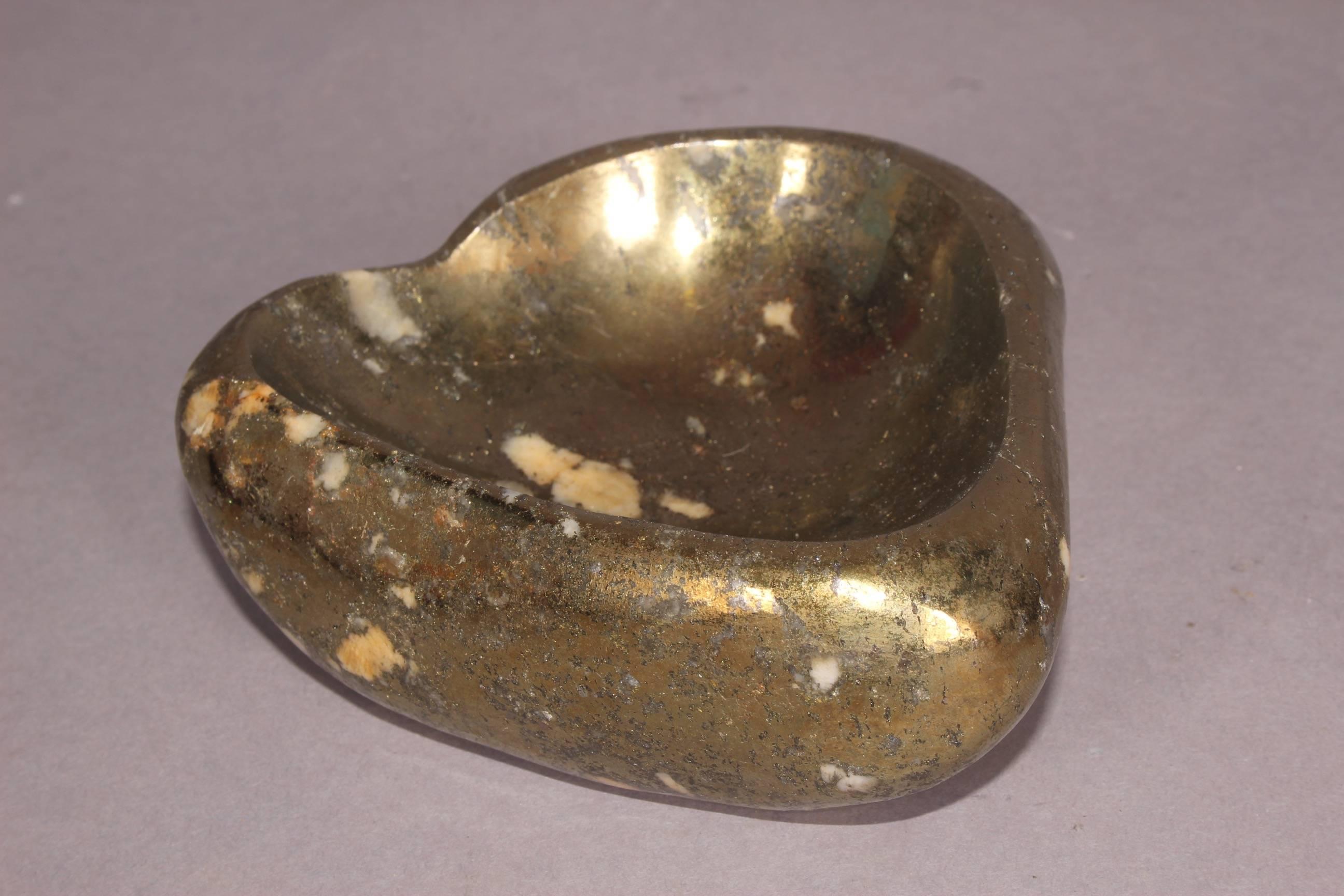 Small bronze ashtray.