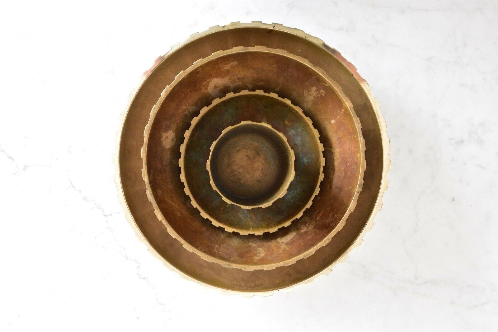 Small Bronze Bowl by Tinos Denmark, Art Deco, 1940s 3