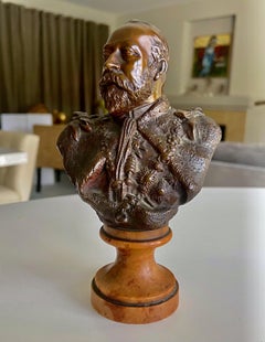 Small Bronze Bust King Edward VII
