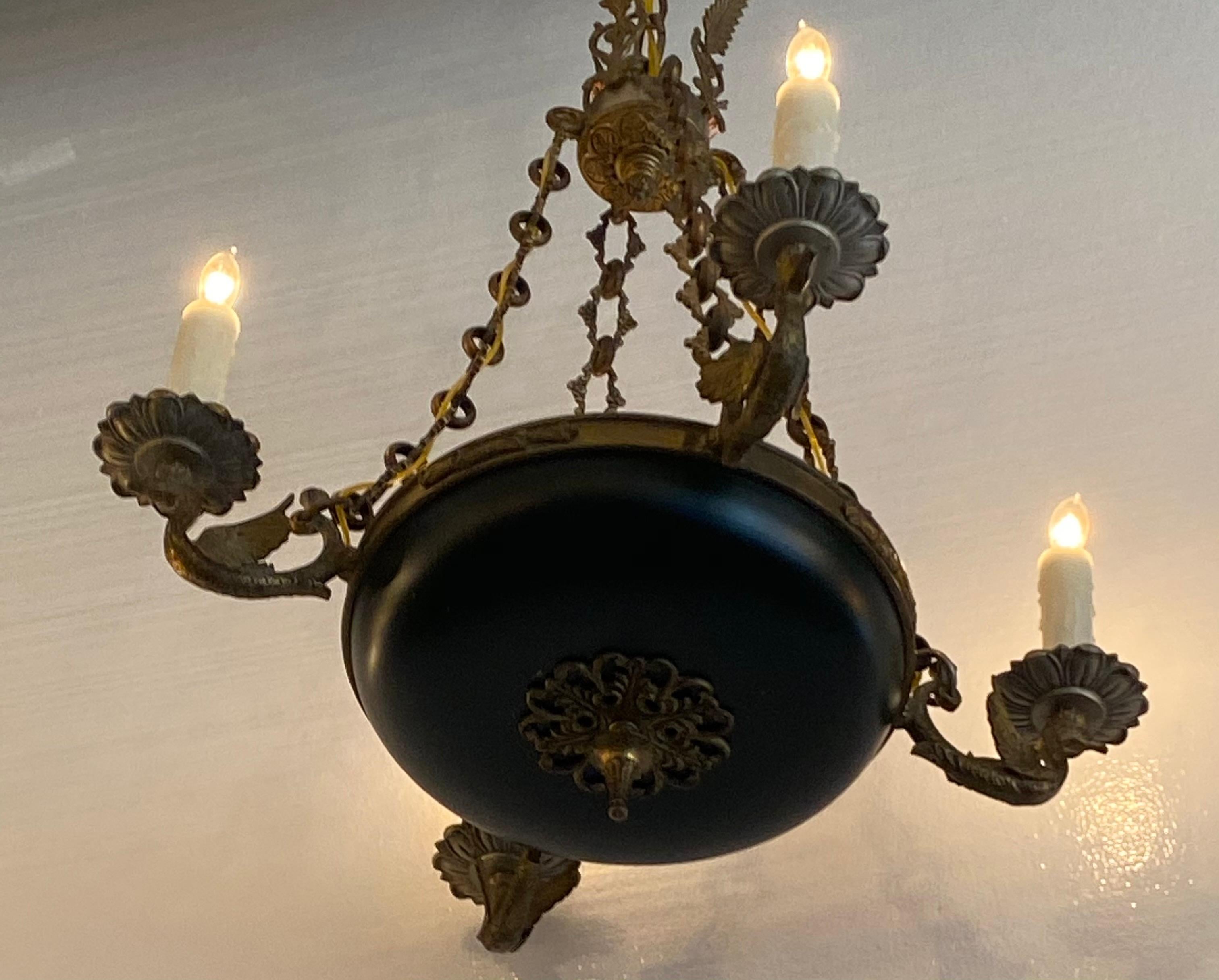 bronze mini chandelier