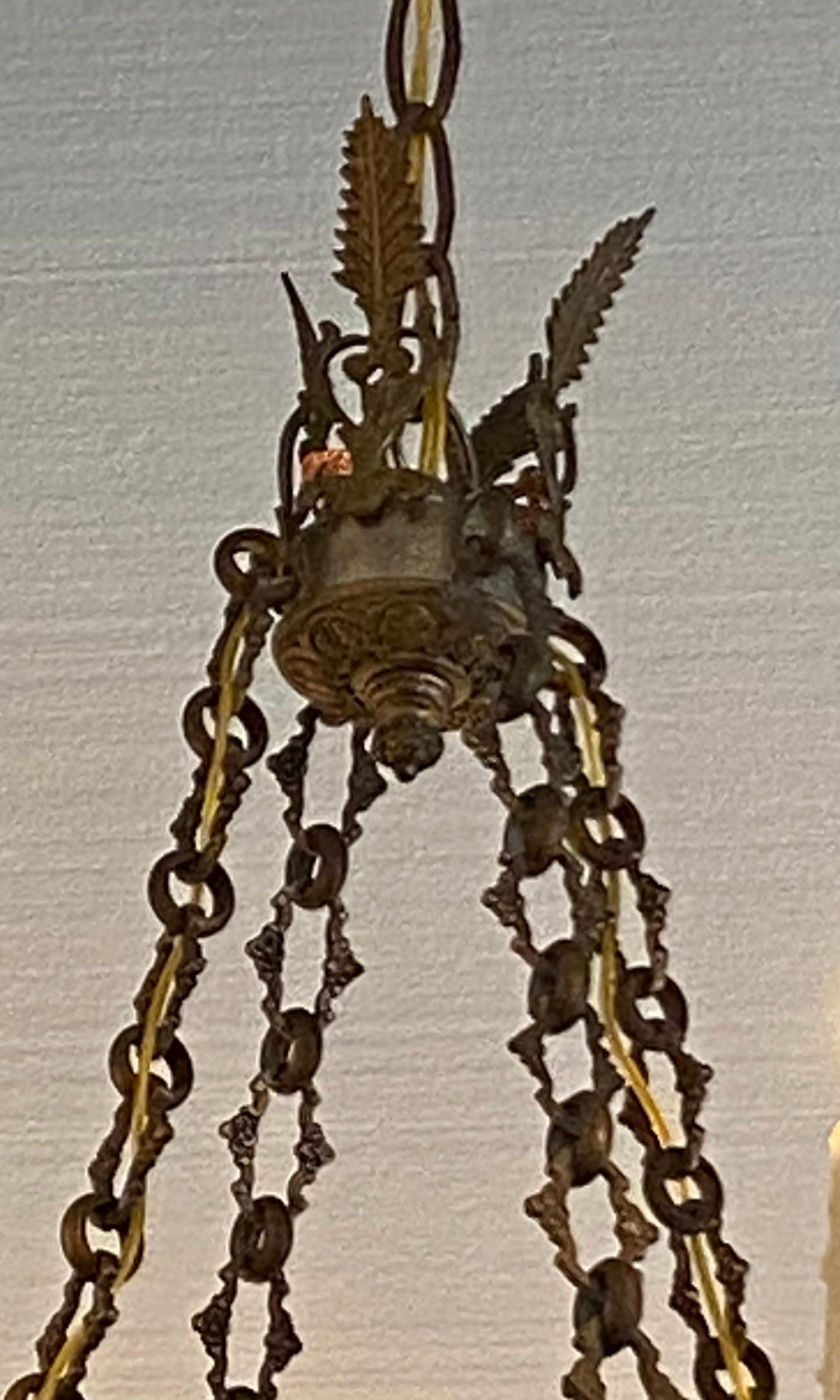 bronze mini chandelier