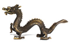 Petit dragon en bronze