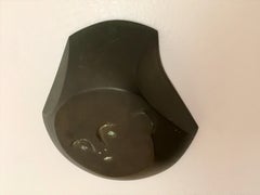 Small Bronze Face Wall Sculpture