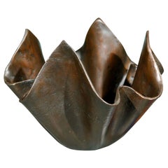 Small Bronze Handkerchief Planter