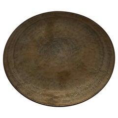 Small Bronze Plate by American Ceramicist Sandi Fellman, USA, Contemporary