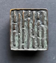 Mid-Sized Bronze Push-Pull Handle, European 20th Century