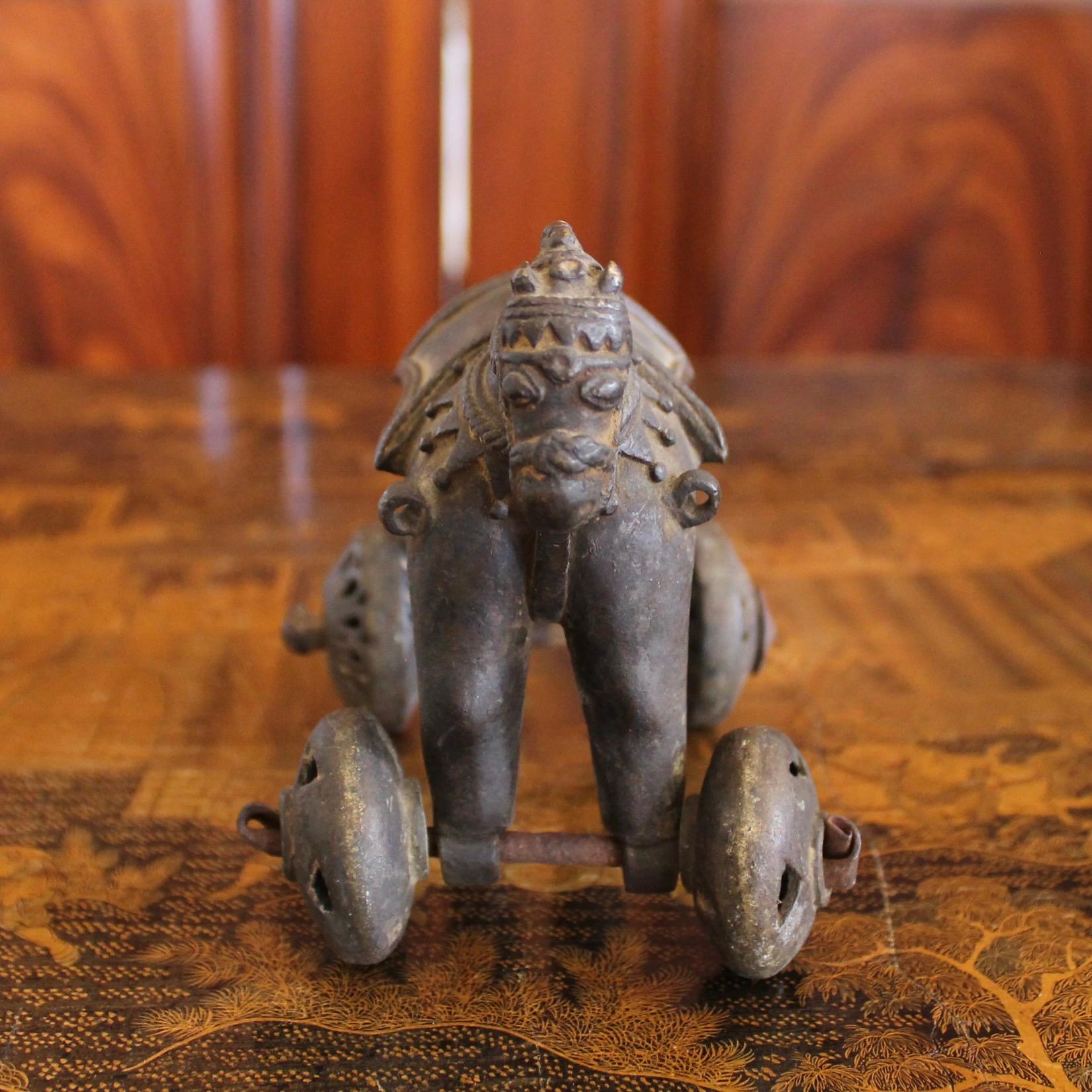 Small Bronze Sculpture Of A Stallion, 