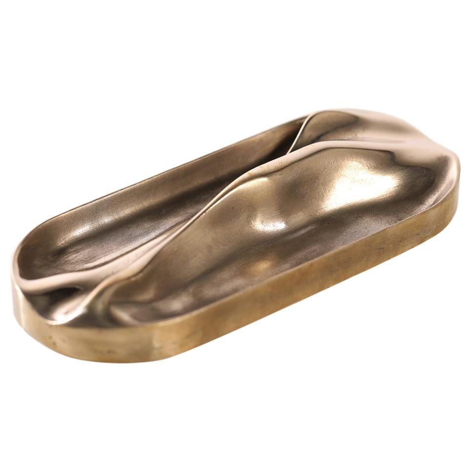 Small Bronze Tray by Artist Vincent Pocsik for Lawson-Fenning, in Stock