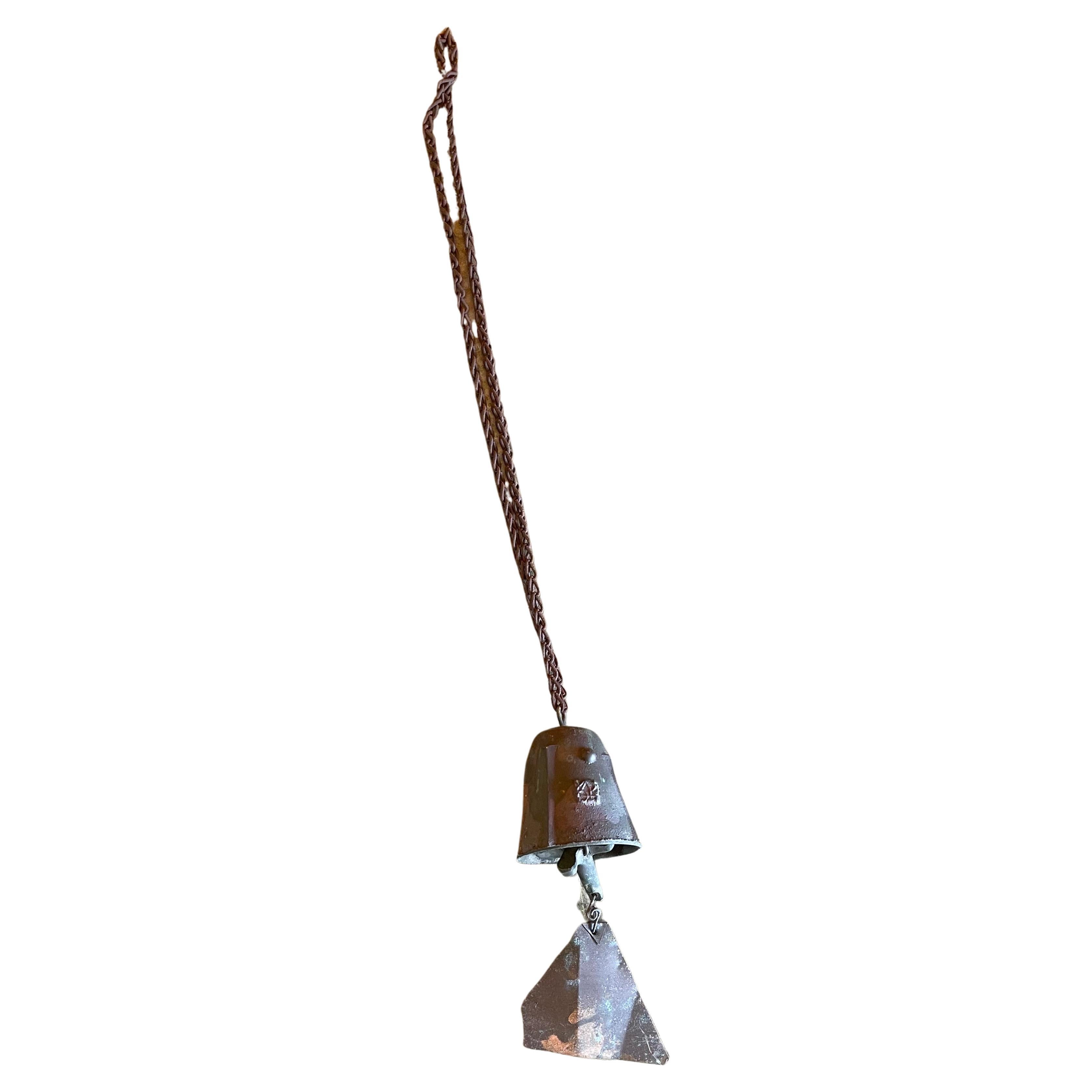 Small Bronze Wind Chime / Bell by Paolo Soleri for Cosanti 4