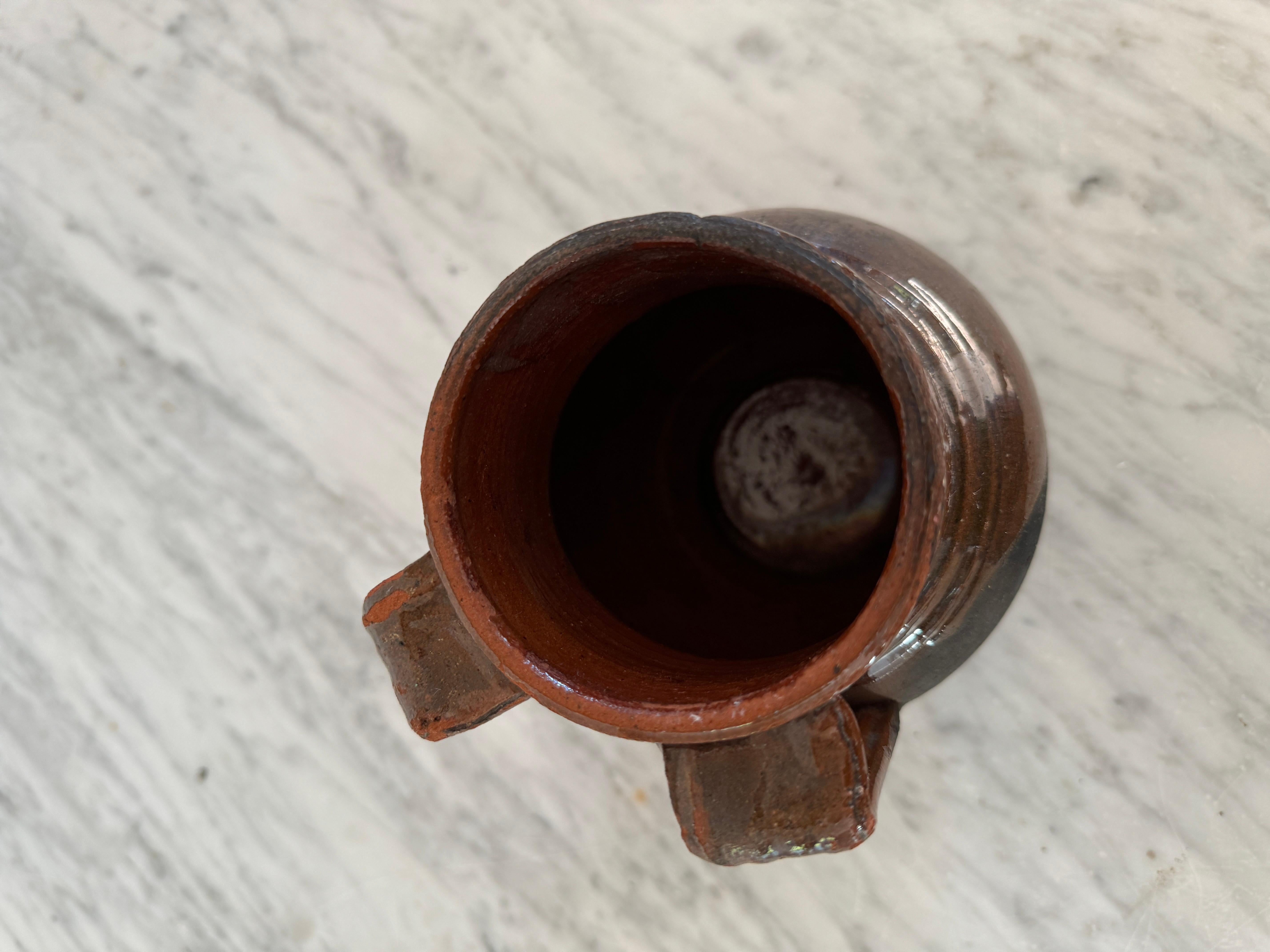 Rustico Small Brown Pignate Pot in vendita