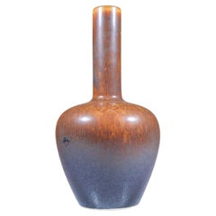 Small Brown Vase - Carl-Harry Stålhane - Rörstrand Midcentury Modern