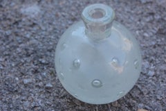 Small Bubble Vase 1940 Murano Glass Attributed to Barovier Air Bubbles Inside