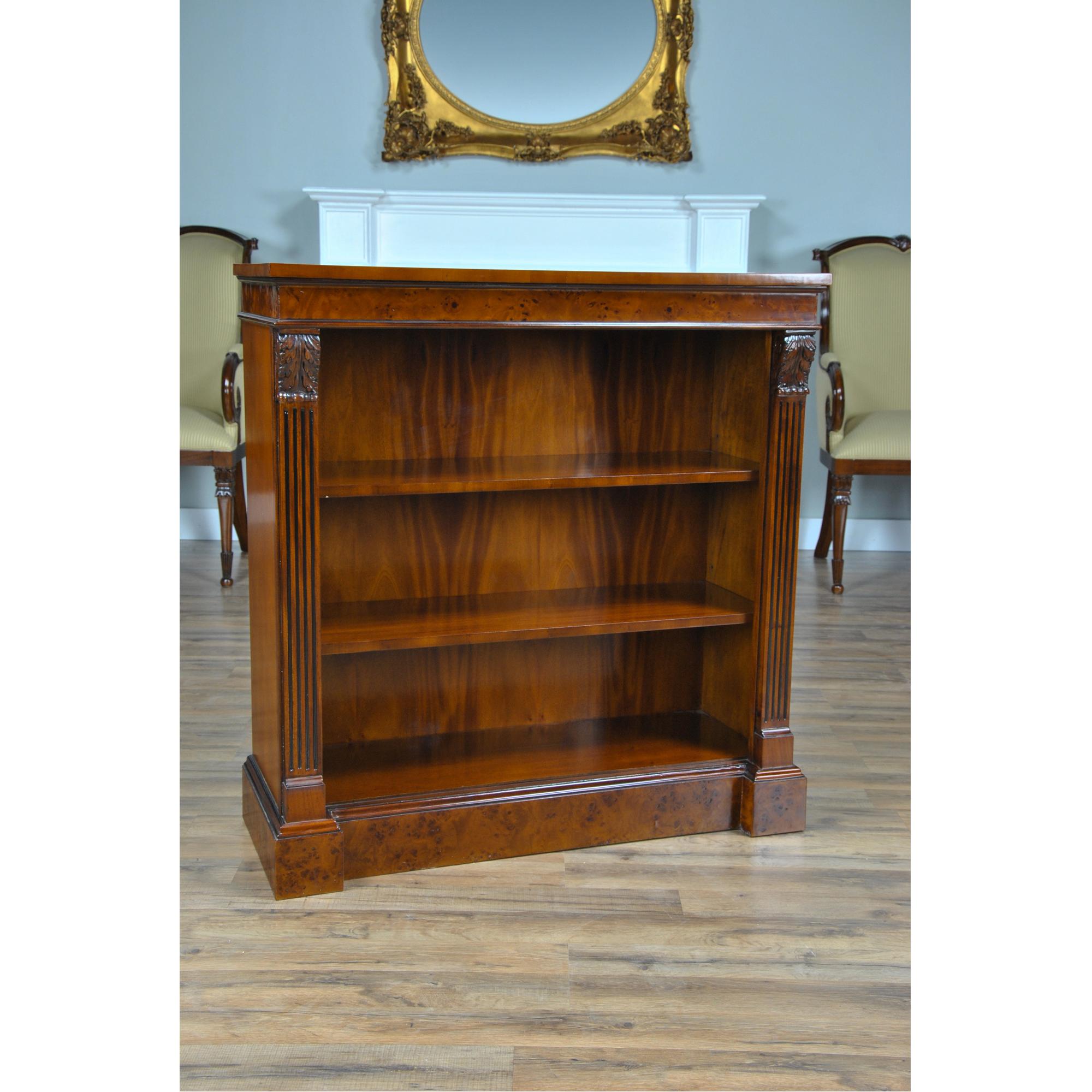 Chippendale Small Burled Penhurst Bookcase