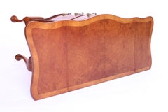 Small Burr walnut 3 drawer drop leaf chest 1930s