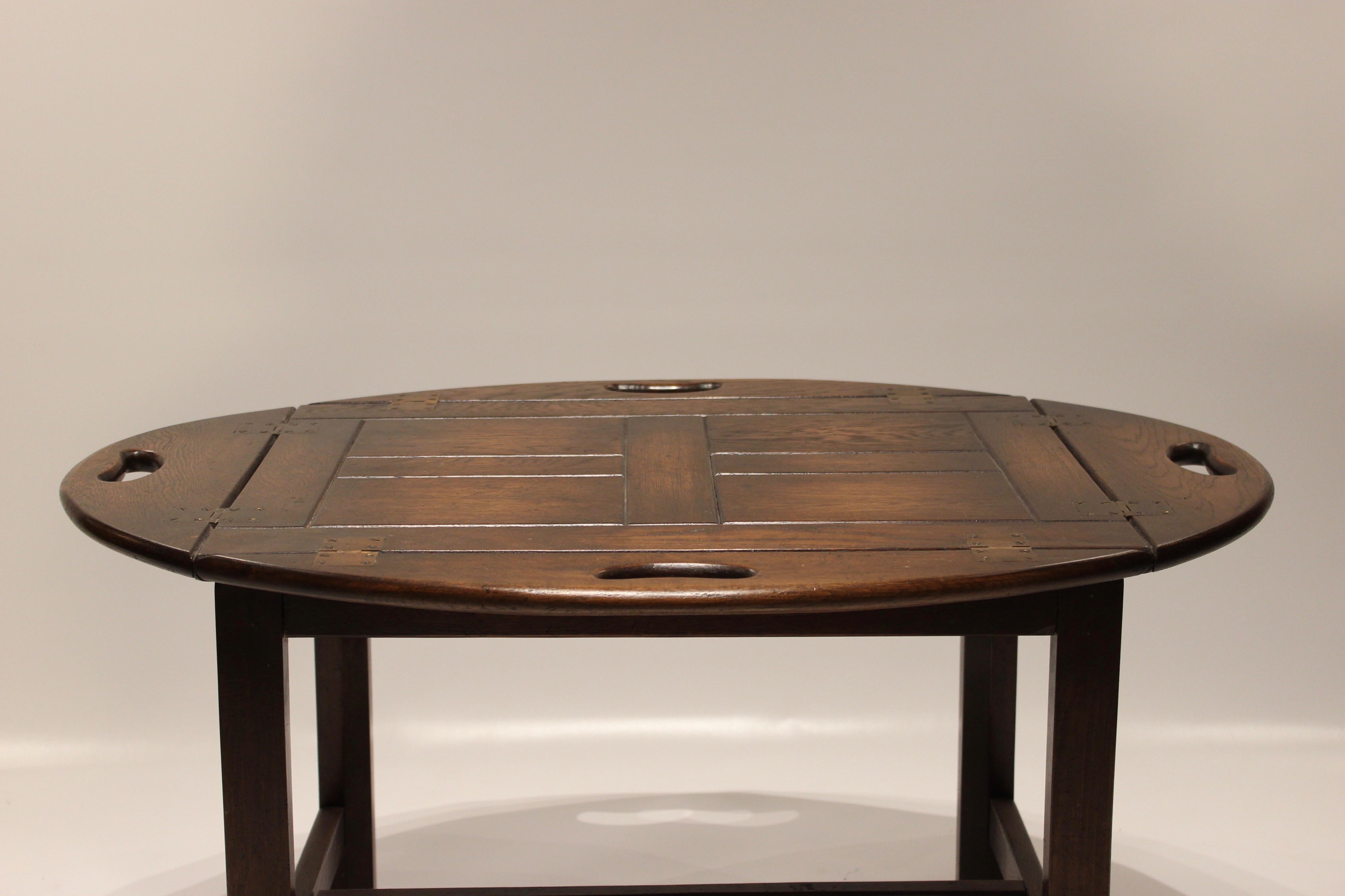 Small Butler's Tray in Mahogany and of English Design from the 1960s 1