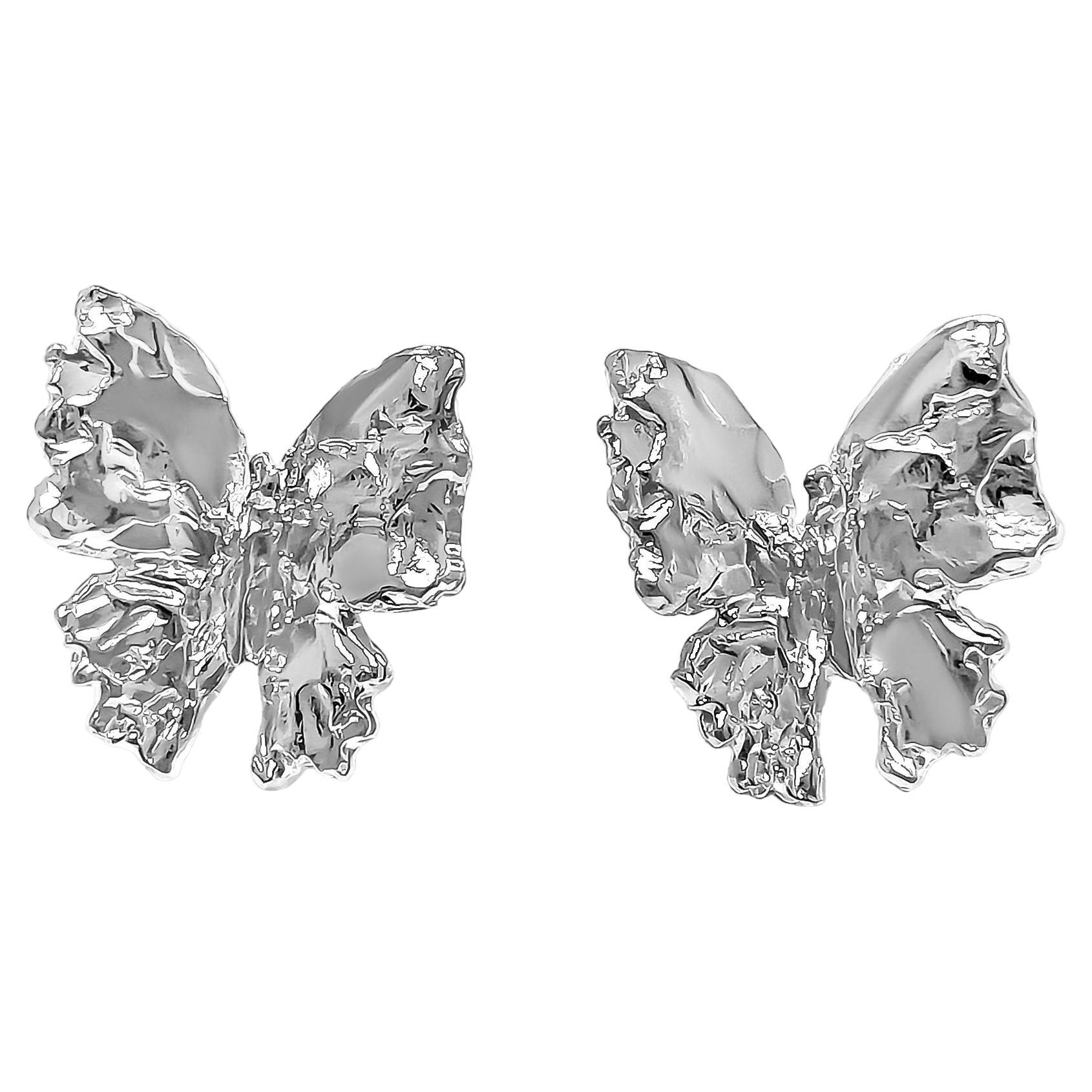 Small Butterfly Earrings For Sale