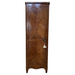 Small cabinet - Bonnetière with marquetry in Transition style