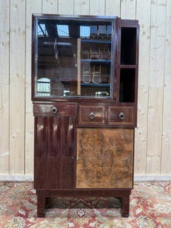 Small cabinet - buffet - display case Art Deco period