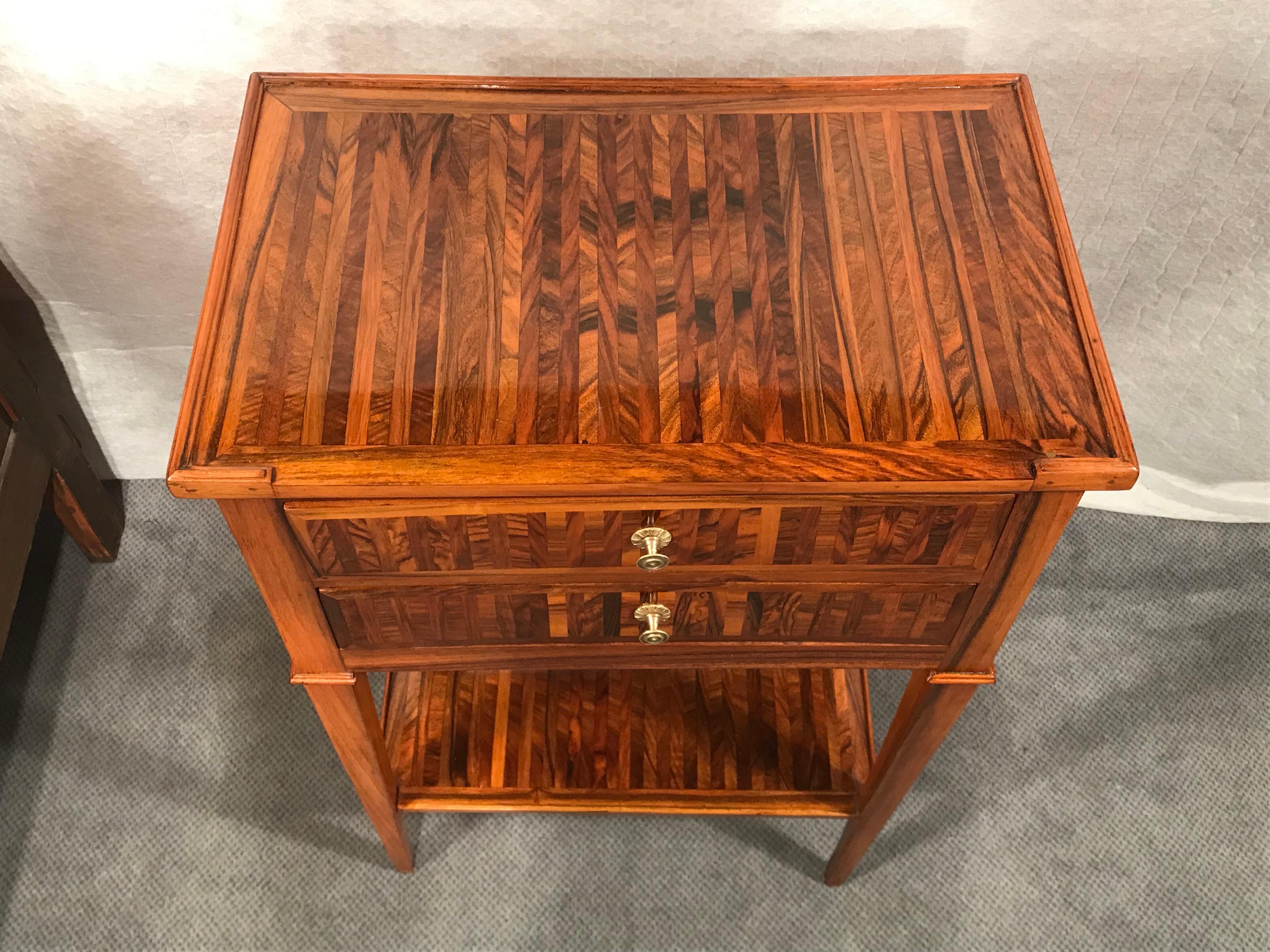 Louis XVI Small Cabinet or Nightstand, End of 18th Century For Sale