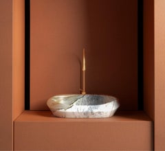 Lavabo piccolo Calacatta Macchia Vecchia Tosca di Serafini