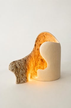 Small Candle Holder Sculpture by Maku Ceramic