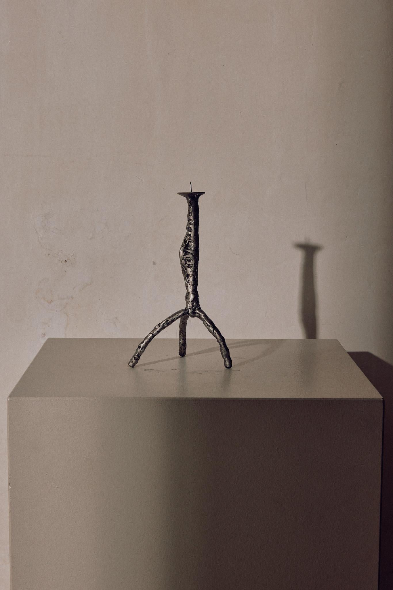 Small candle stick 2 by Michael Gittings
Dimensions: D 25 x W 25 x H 25 cm
Materials: stainless steel.


Michael Gittings
Michael Gittings imagines with his hands. Since establishing his studio in 2016, the Melbourne based designer and