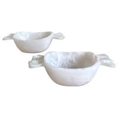 Small Candy Bowl in White Resin by Paola Valle