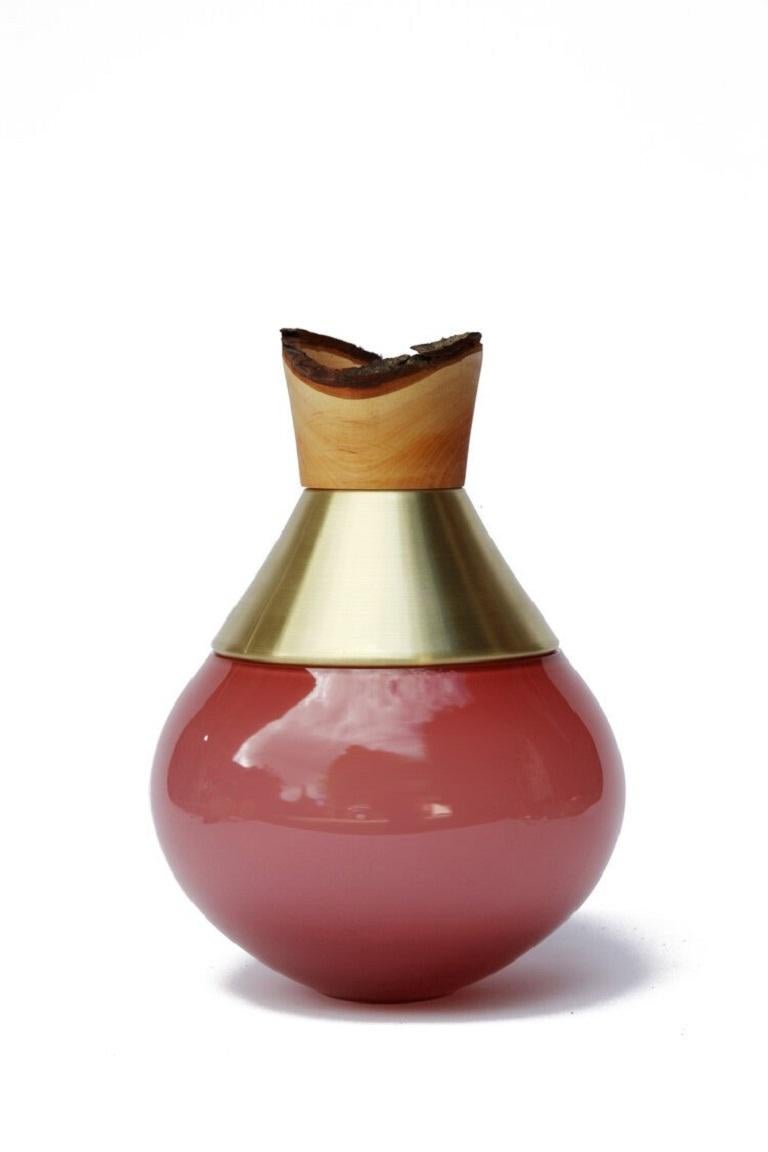 Organic Modern Small Candy Rose India Vessel II, Pia Wüstenberg For Sale