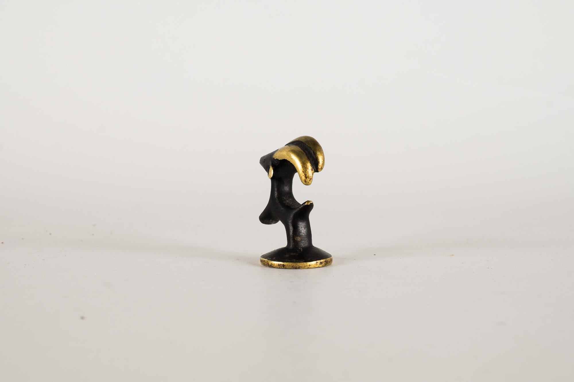 Austrian Small Capricorn Figurine by Walter Bosse, Vienna, Around 1950s